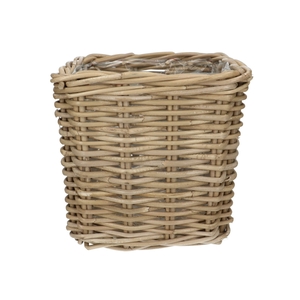 Baskets rattan Pot sq.d25*25cm