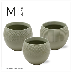 Pottery Ceramic Bolivia Green - 12cm | Mimesis