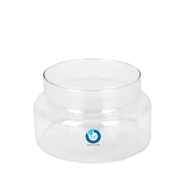 <h4>Schaal Belmont glas 16xH9.5cm recycled glas</h4>