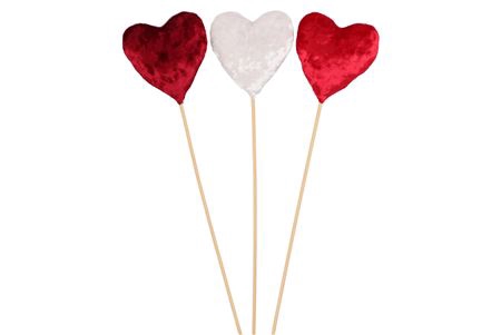 <h4>Love Stick Heart Velvet Red Ass P/1 50x9cm</h4>