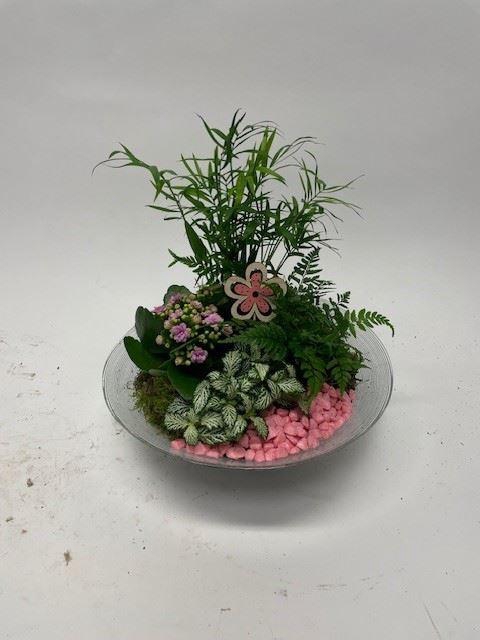 6909 GLAS 30CM RO/WIT