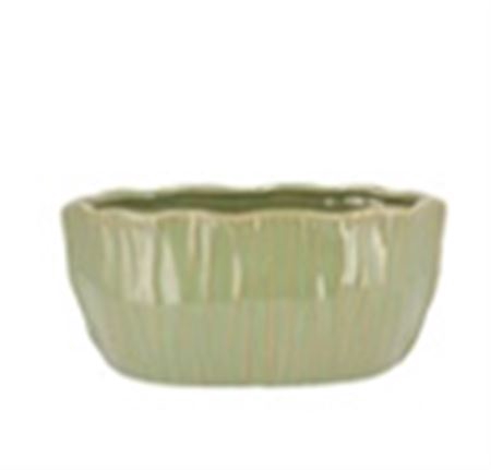 <h4>Lima Pistache Pot Oval 17x15x12cm</h4>