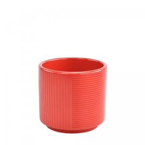 Ceramics Groove pot d13*12.5cm