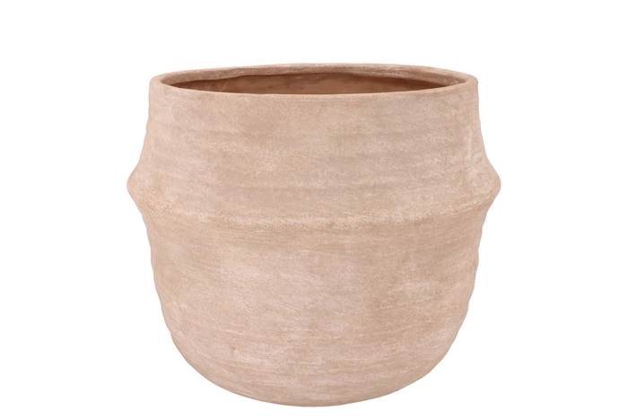 Lisboa Cream Pot Edge 24x24x23cm