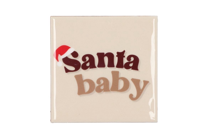 <h4>Tile Santa Baby 10x10x1cm Nm</h4>