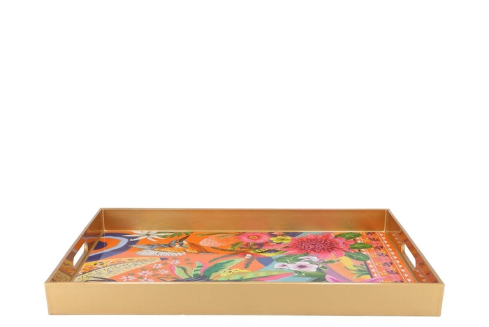 <h4>Melamine Full Color Plate Rectangle 46x31x4cm</h4>