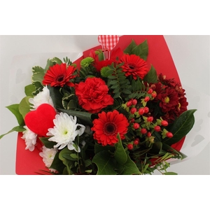 Boeket Germini Rood Valentijn