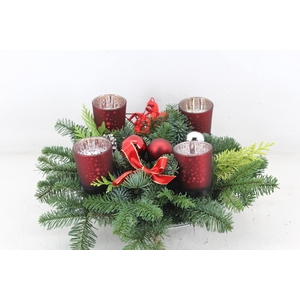 arr5 Kerst PL - Glas 27 4wax rood