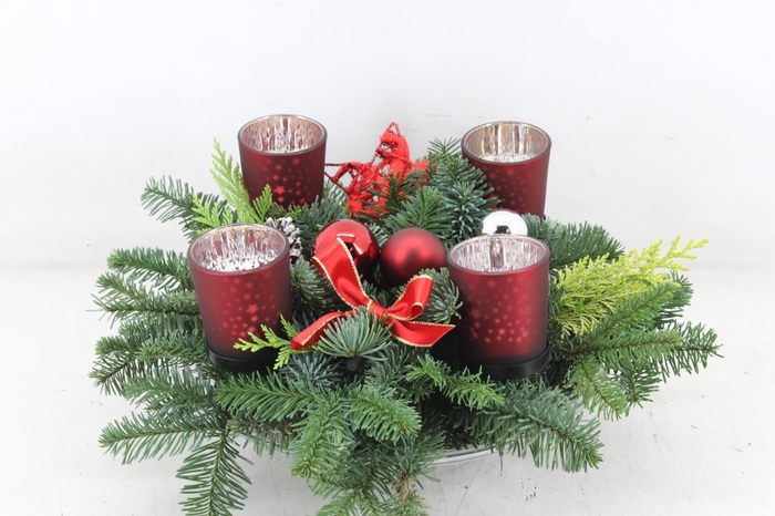 <h4>arr5 Kerst PL - Glas 27 4wax rood</h4>