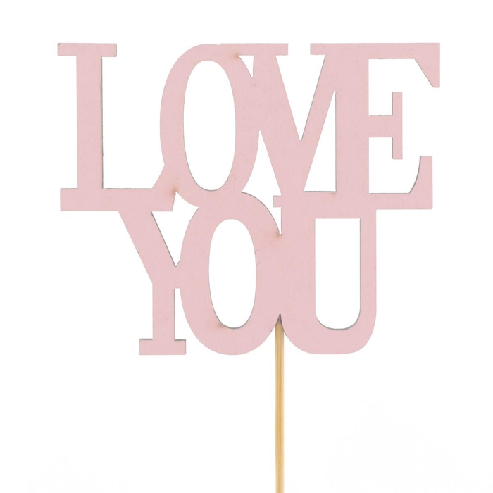 <h4>Moederdag 10cm Love You 9.5cm</h4>