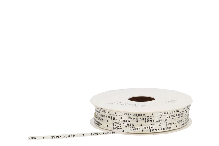 <h4>Ribbon Small X-mas Ivory 50mx3mm Nm</h4>
