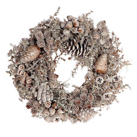 Wreath Asparagus Wax D30