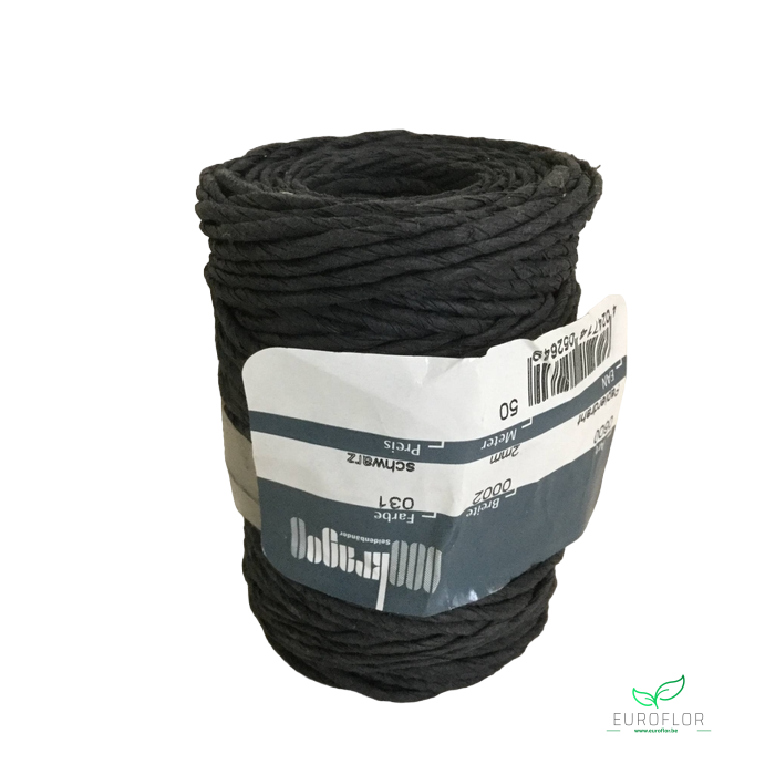 <h4>PAPIERDRAAD BLACK 2MM 50M</h4>