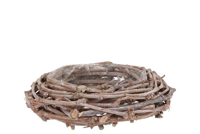 Wreath Grape Branch Planter 36x11cm