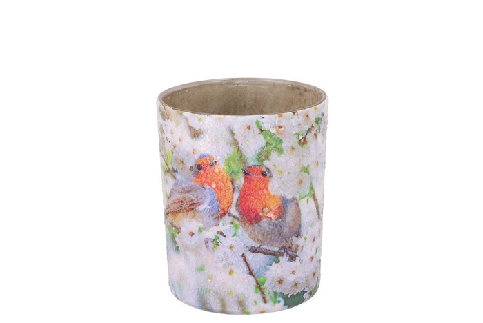 <h4>April Offwhite T-light 8x9x9cm</h4>