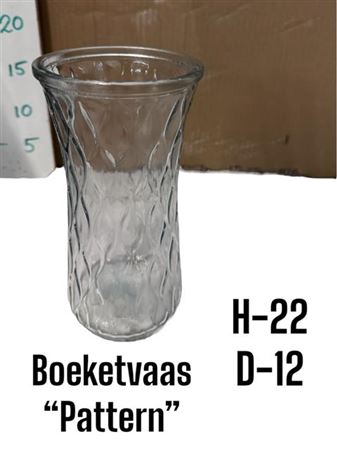 <h4>Glazen Boeketvaas H22 D12</h4>