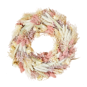 Dried Wreath Pinecone Brown