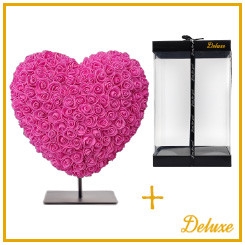 <h4>Moederdag Foam hart 25cm+standaard</h4>