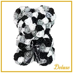 arr3 Deco beer 25cm - Summer grijs wit zwart