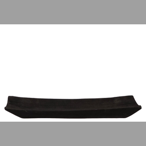 Wood Black Boat 45x13x6cm Nm