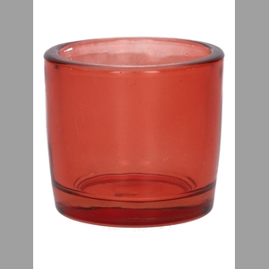 DF02-440172600 - Candle holder Espen1 d6.5xh6 candy pink transparent