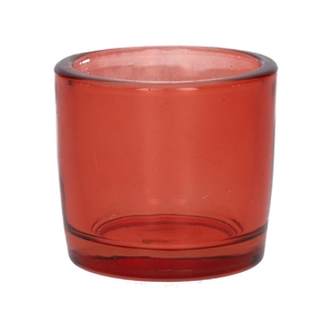 DF02-440172600 - Candle holder Espen1 d6.5xh6 candy pink transparent