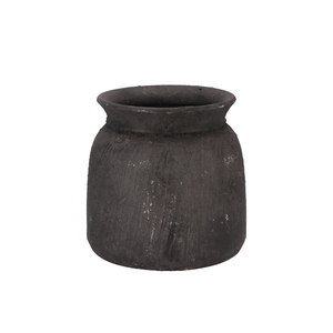 Bali Black Coal Jug 20x21cm