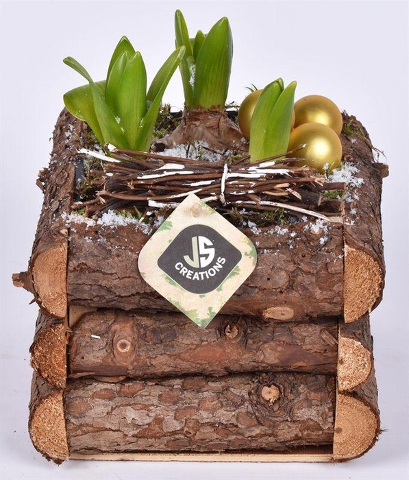 <h4>Hout boomstronk 17x17cm</h4>