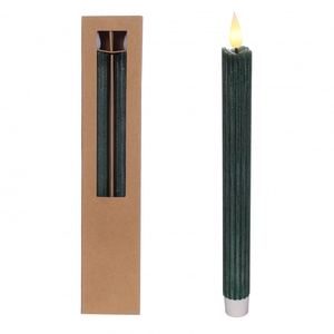 Kaars LED Pencil d2.1*25cm x2 ex.AAA