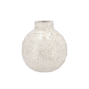 Mika Nordic White Vase Neck Structure 31x33cm