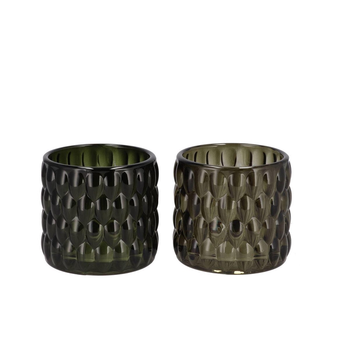 <h4>Jazz Green T-light Bubble Ass 10x9cm</h4>