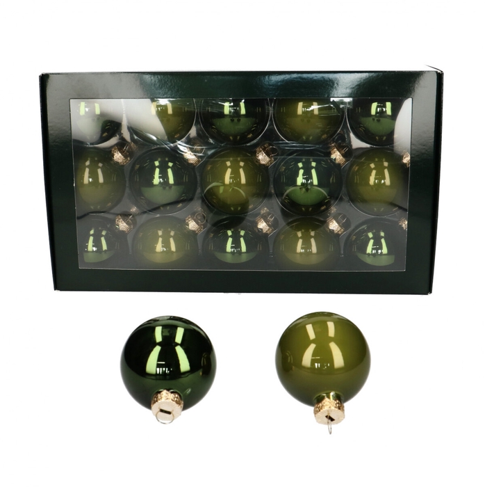 Christmas bauble Ball  60mm pearl x30