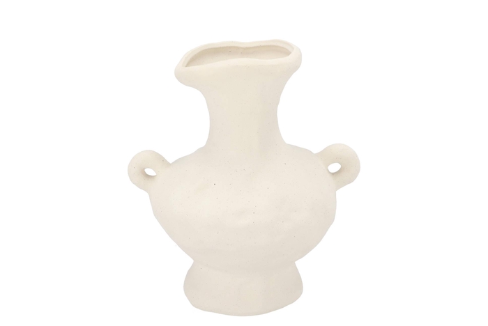 Junia White Jug 19x19x27cm