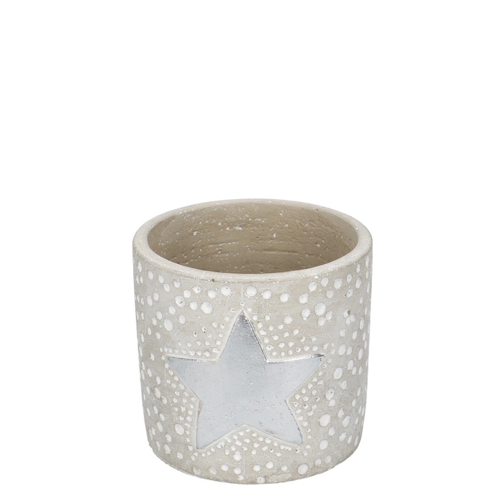 <h4>Christmas Ceramics Star pot d10.5*10cm</h4>