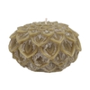 Candle Dahlia Olive 15x10cm