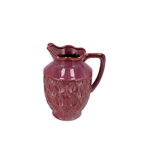 Inga Boa Purple Vase Active Glaze 21x17x26cm