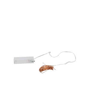 Led Shine Light Chain 40led Timer Ex Battery 195+10cm Copper