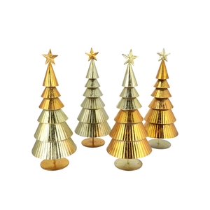 Glam Majestic Green Mix Xmas Tree Iron Ass 16x16x40cm