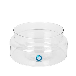 Schaal Belmont glas 20xH9.5cm recycled glas