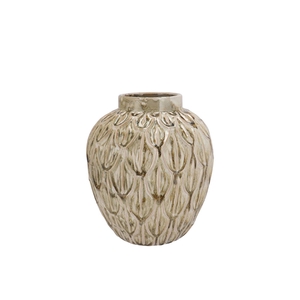 Inga Boa Green Pot Active Glaze 23x23x25cm