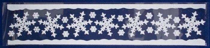 <h4>DF12-JC-20295 - Sticker snowflakes 12,5x58,5cm</h4>