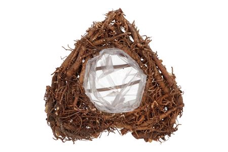 <h4>Wreath Root Heart Nat 40x10cm Nm</h4>