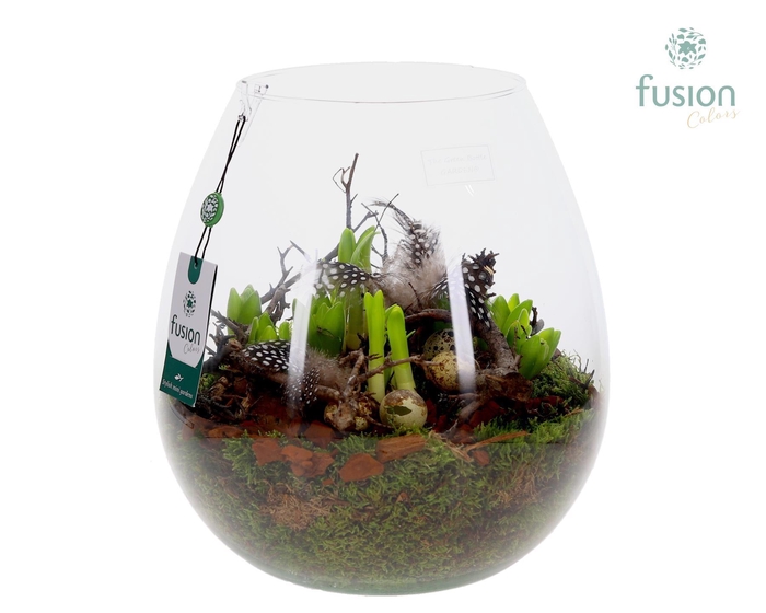 <h4>Green Bottle Abby XLarge met Pasen arrangement</h4>