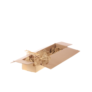 Lata Heart 8cm O/s Flat 10pc Sb Natural