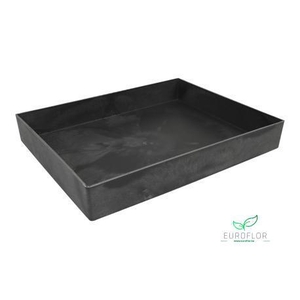 MELAMINE TRAY BASIC GREY 43,5X34,5X6CM
