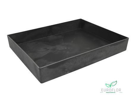 MELAMINE TRAY BASIC GREY 43,5X34,5X6CM