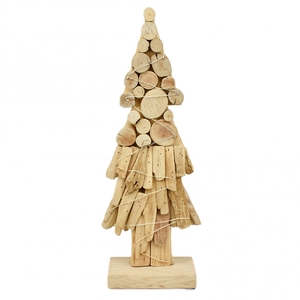 Kerst naturel Boom LED d20*60cm