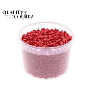 Rocks 3 ltr bucket Red