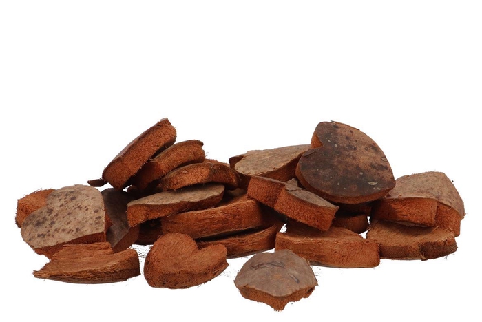 Nature Coconut Hart 5cm Natural P/100 Nm