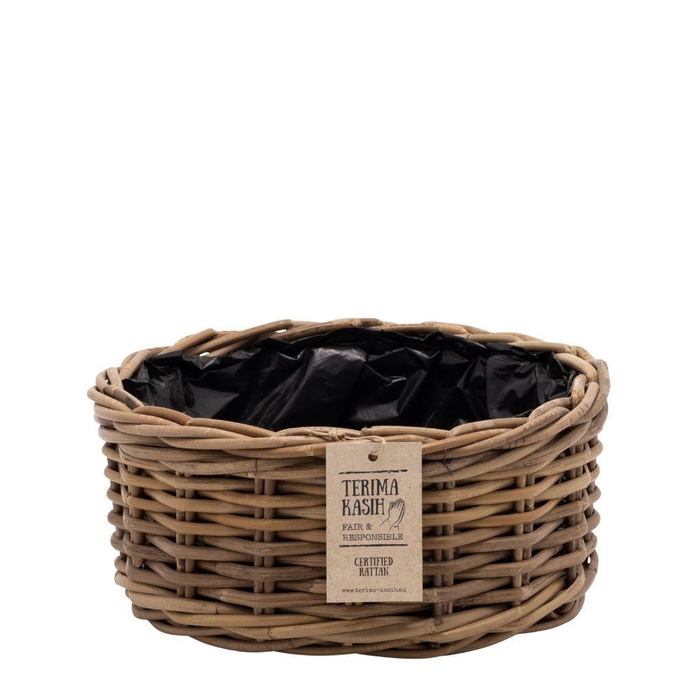 <h4>Manden rotan Terima bak d19*9cm</h4>